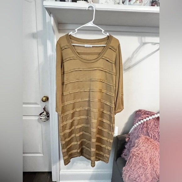 FINAL PRICE NWT Calvin Klein Women Long Sleeve Sweater Dress - Picture 1 of 7